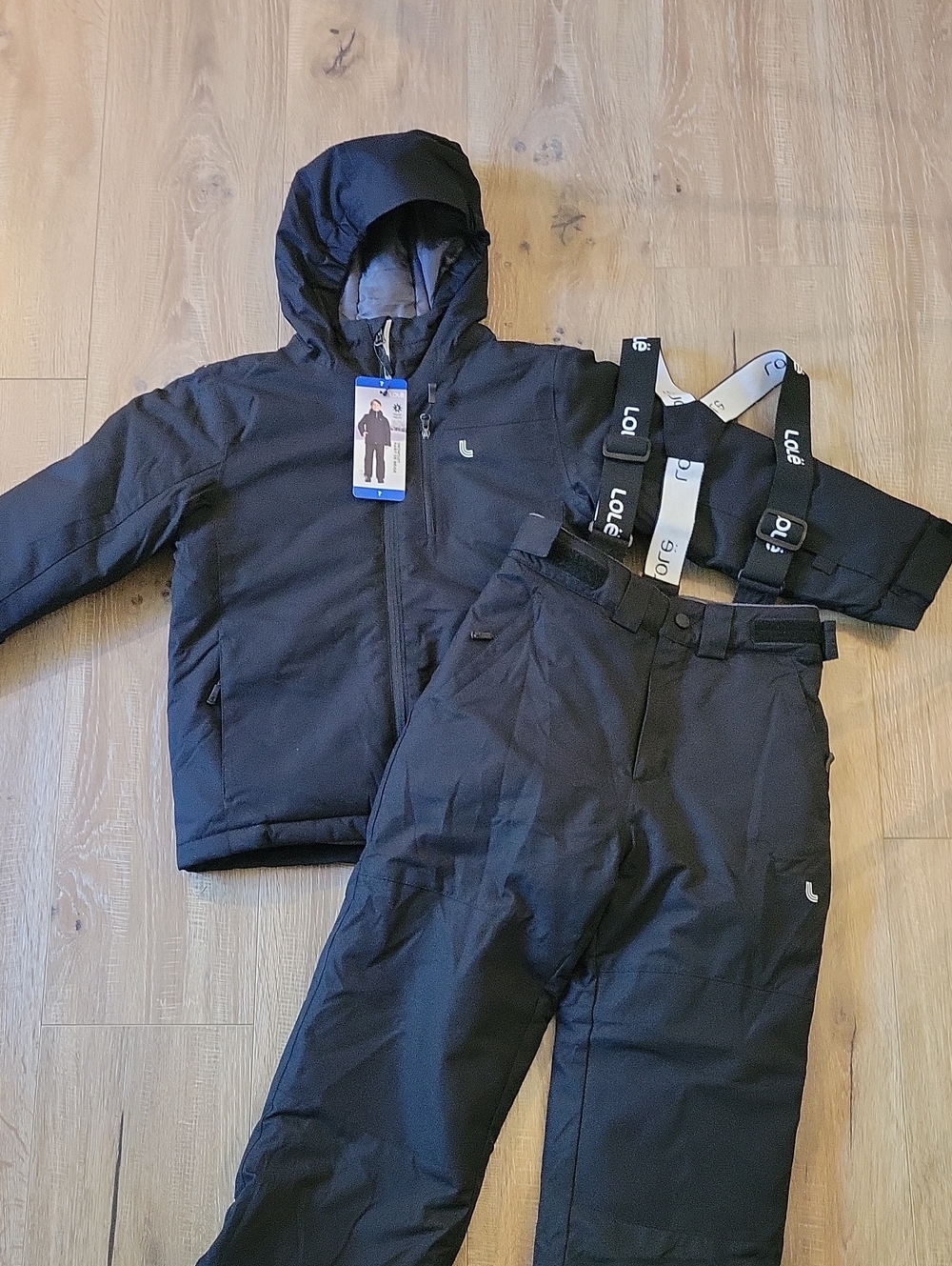 NWT Lole Black 2 Piece Snowsuit Age 7 Years